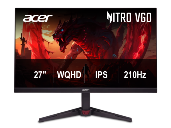 acer NITRO VGO 27" WQHD IPS 210Hz