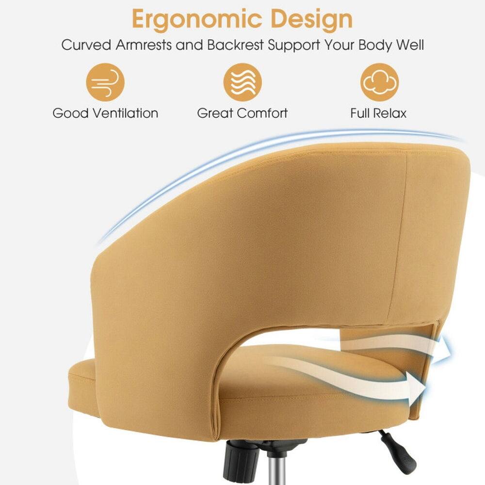 Ergonomic Design  
Curved Armrests and Backrest Support Your Body Well  
Good Ventilation  
Great Comfort  
Full Relax