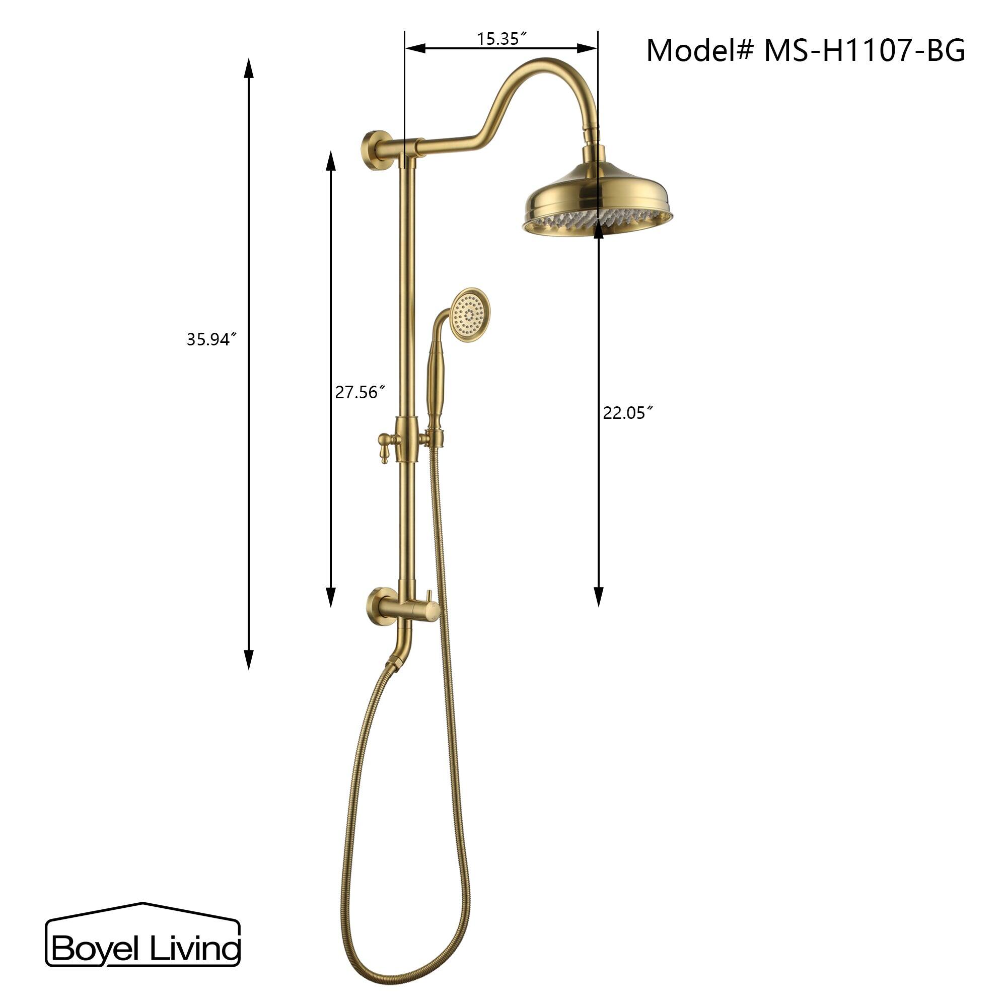 Model# MS-H1107-BG 15.35* 22.05* 27.56* 35.94* Boyel Living