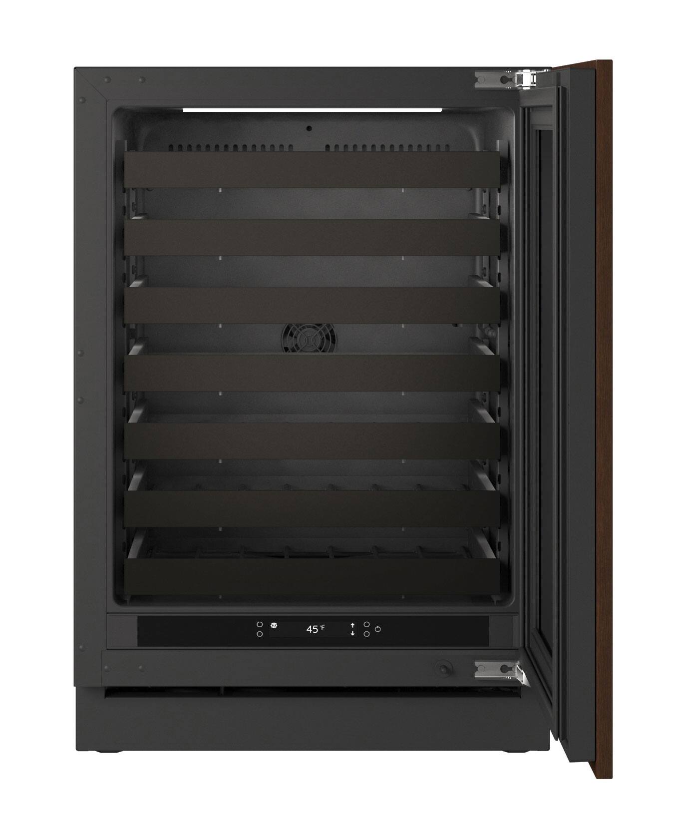 Alt View 1. U-Line - U-Line 24"W. 5.1 Cu.Ft. Built-In Wine Refrigerator-Panel Ready - Integrated Solid.