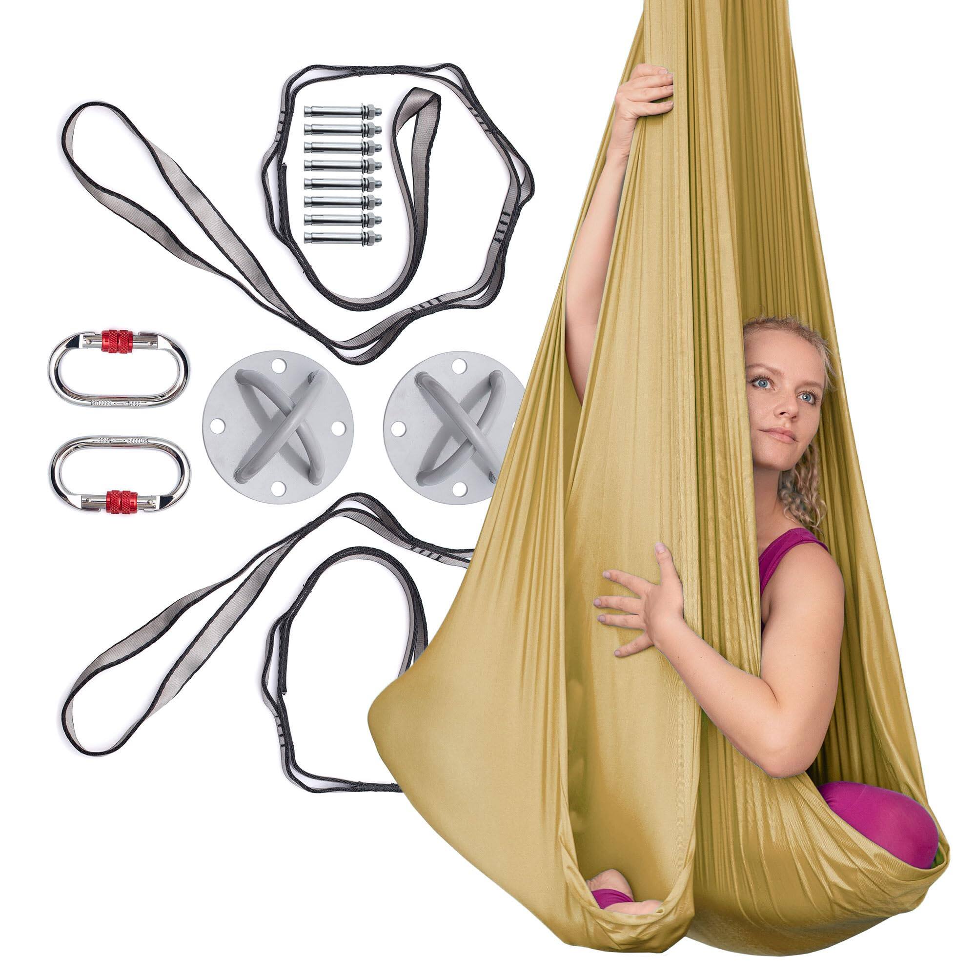 Aerial silk - Gold - New