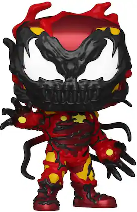 Front. Funko - FUNKO POP! Marvel Comics: Carnage-ized - Iron Man - COLLECTABLES - Multicolor.