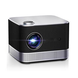 The Best Inks - 3-in-1 Projector 4k Supported Boom 3 Smart With Wifi And 3d Doiby Audio & 36w Speakers Auto Focus Keystone Official - Black
