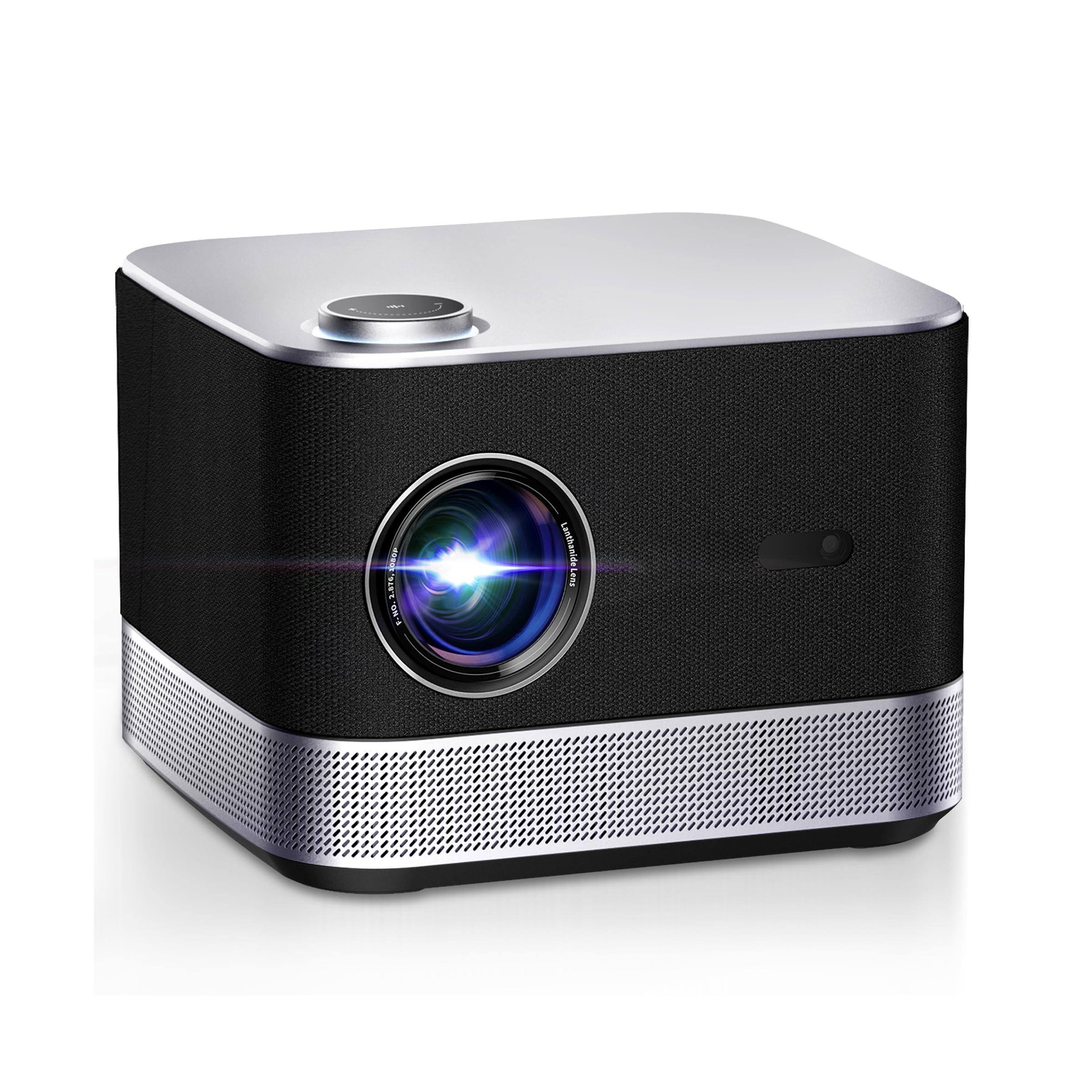 The Best Inks - 3-in-1 Projector 4k Supported Boom 3 Smart With Wifi And 3d Doiby Audio & 36w Speakers Auto Focus Keystone Official - Black