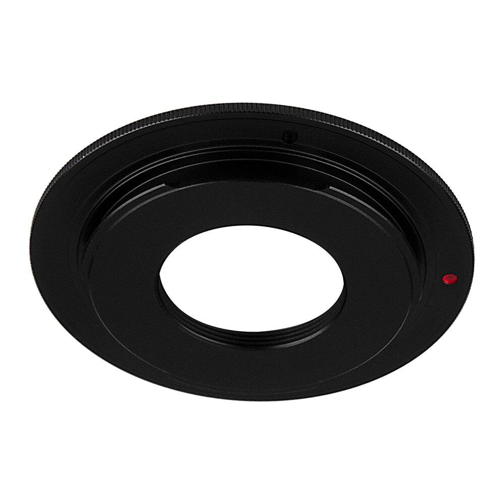 Left. Fotodiox - Lens Adapter - Compatible with CCTV/Cine C Mount Lenses to fit Nikon F Mount Cameras.