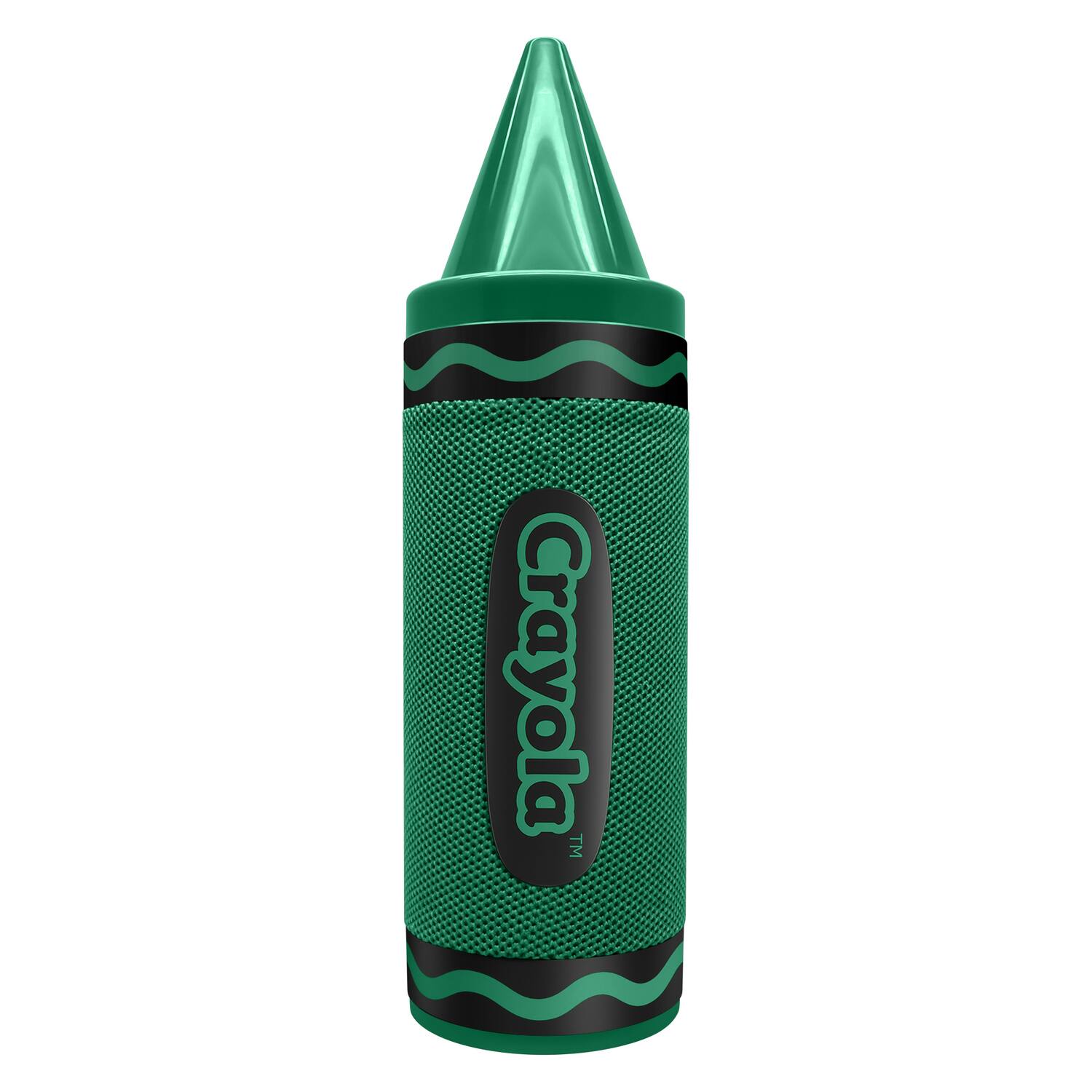 Front. Crayola - Crayola Cbt450grn Portable Bluetooth Crayon Speaker With Fm Radio, Cbt450 (green) - green.