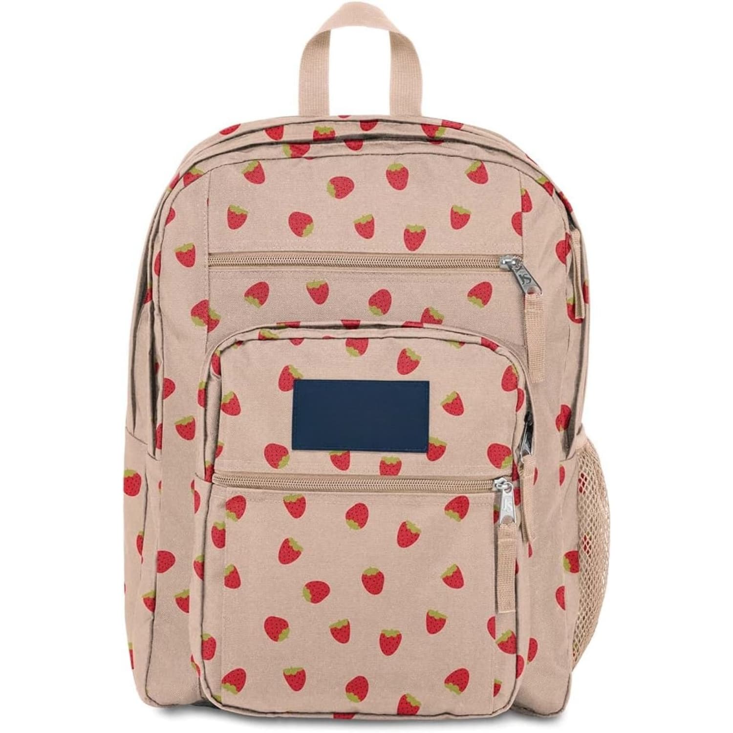 ZUQIETA - Ergonomic 15" Laptop Backpack with Multiple Compartments & Carry Handle - Strawberry Shower