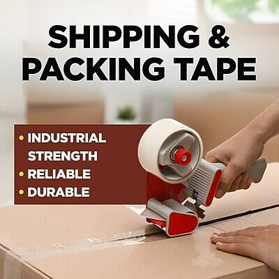 SHIPPING & PACKING TAPE

- INDUSTRIAL STRENGTH
- RELIABLE
- DURABLE