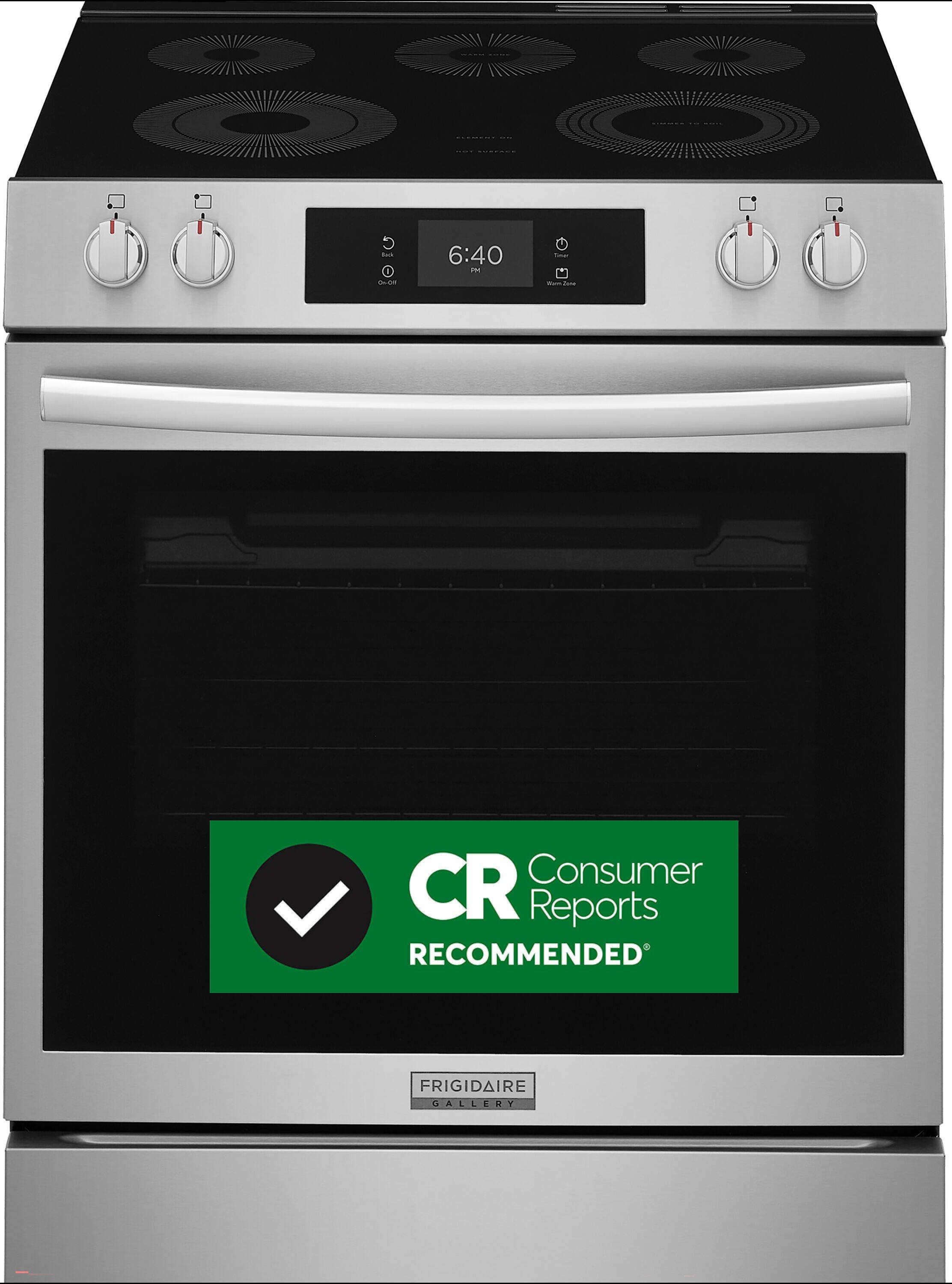 C - 1 C 6:40 - - Fowe Consumer Reports RECOMMENDED FRIGIDAIRE GALLERY
