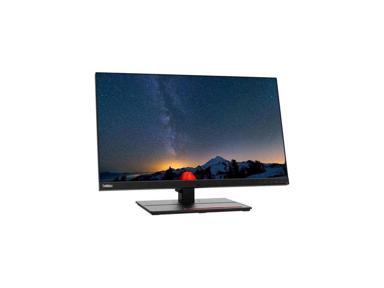 Alt View 7. Lenovo - Lenovo ThinkVision P27u-20 27" 4K UHD IPS WLED LCD DisplayHDR 400 Monitor - 16:9 - Raven Black - Black.