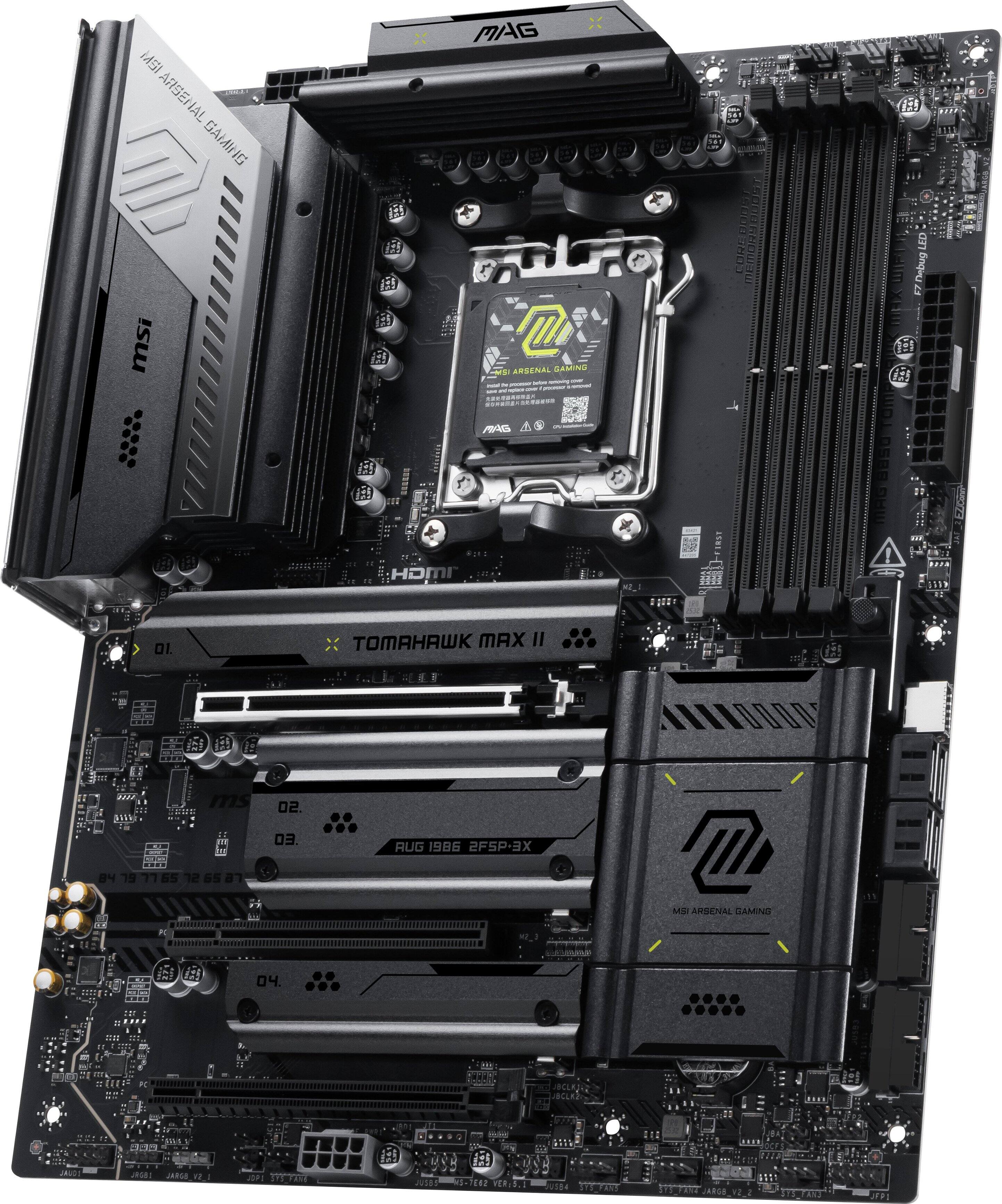 MSI ARSENAL GAMING

MSI ARSENAL GAMING

TOMAHAWK MAX II

AUG 1986 2P513X

MSI ARSENAL GAMING

MSI ARSENAL GAMING

HDMI

D1

D2

D3

D4

AUG 1986 2P513X