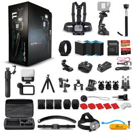 GoPro - HERO11 Creator Edition - Action Camera + 64GB + 50 Piece Kit + 2 Batteries