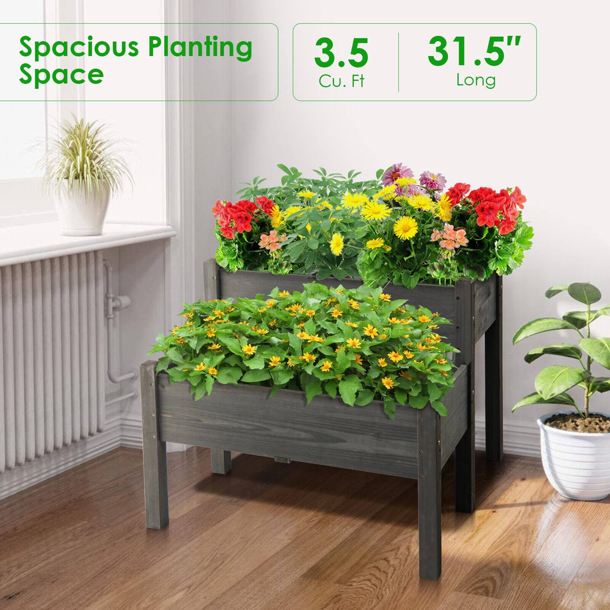 Spacious Planting Space  
3.5 Cu. Ft  
31.5" Long