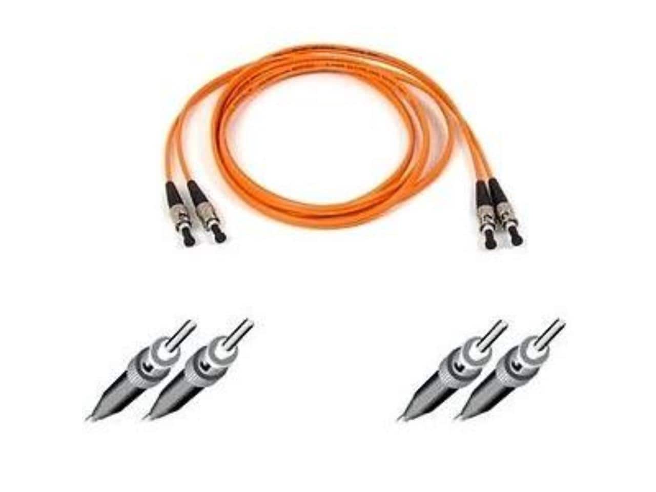 Belkin - A2F20200-03M 10 ft. Multimode Duplex Fiber Patch Cable, ST - ST