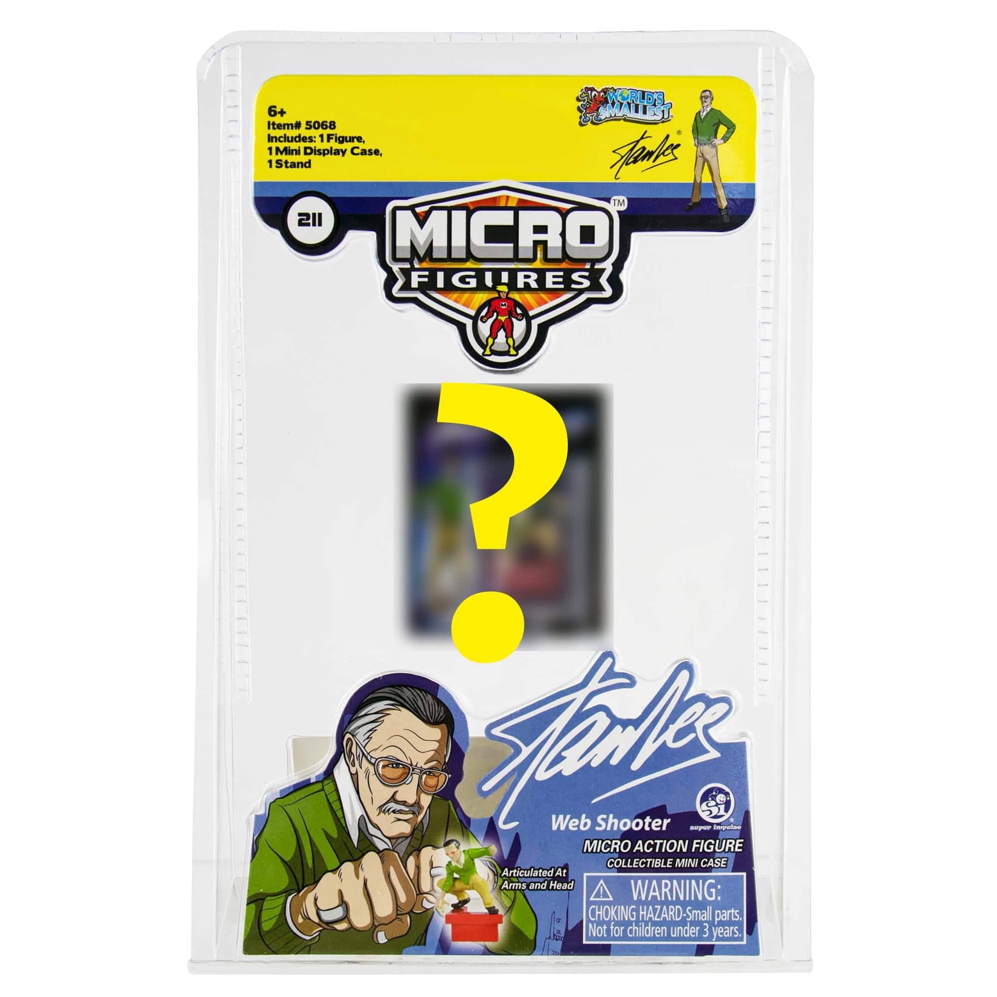 Super Impulse - Worlds Smallest Stan Lee Micro Figure | One Random - Blue