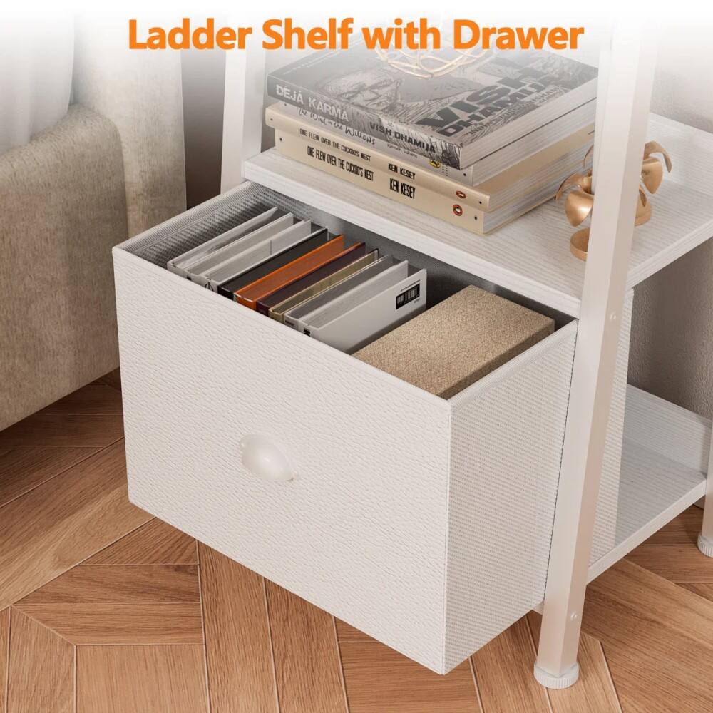 Ladder Shelf with Drawer