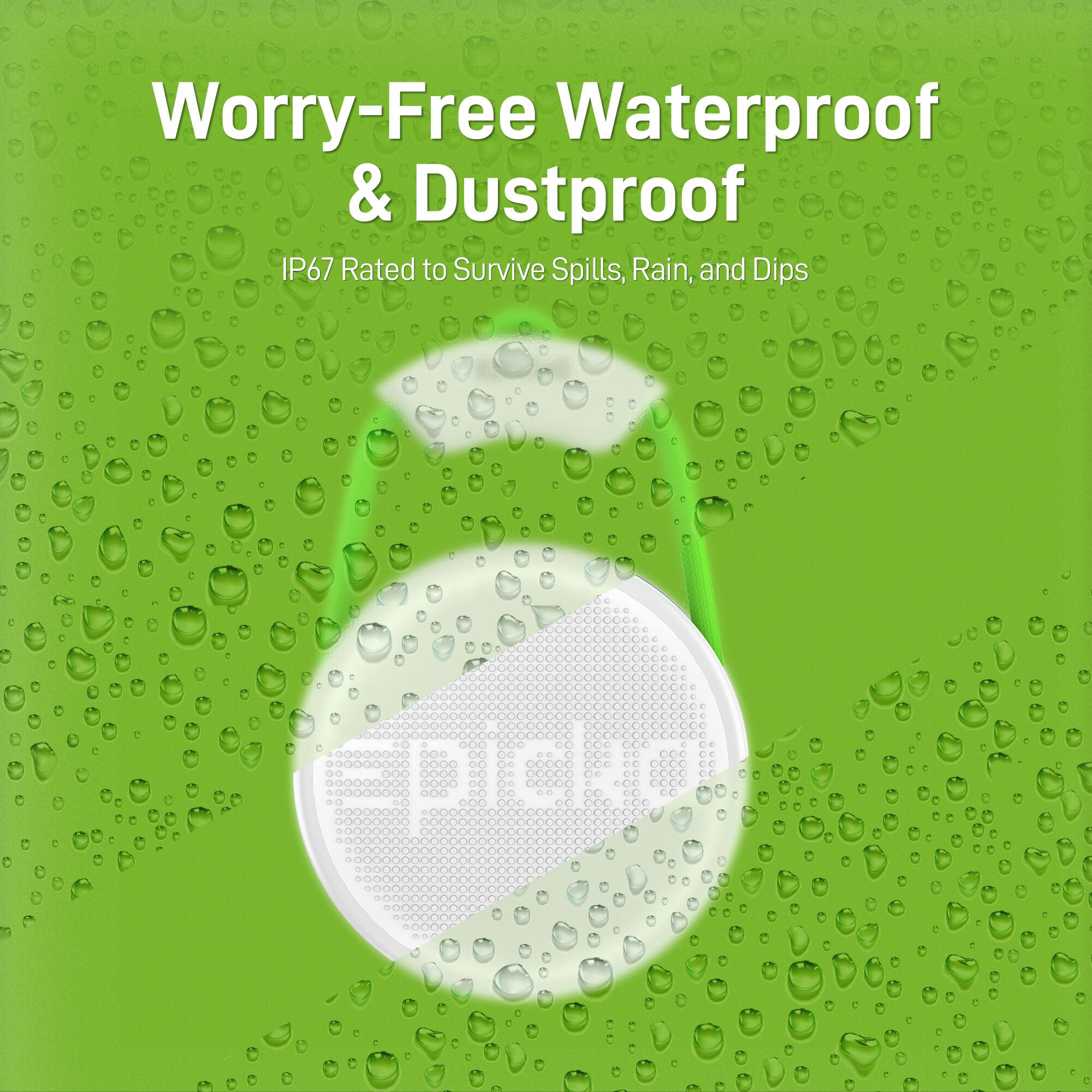 Worry-Free Waterproof & Dustproof IP67 Rated to Survive Spills, Rain, and Dips