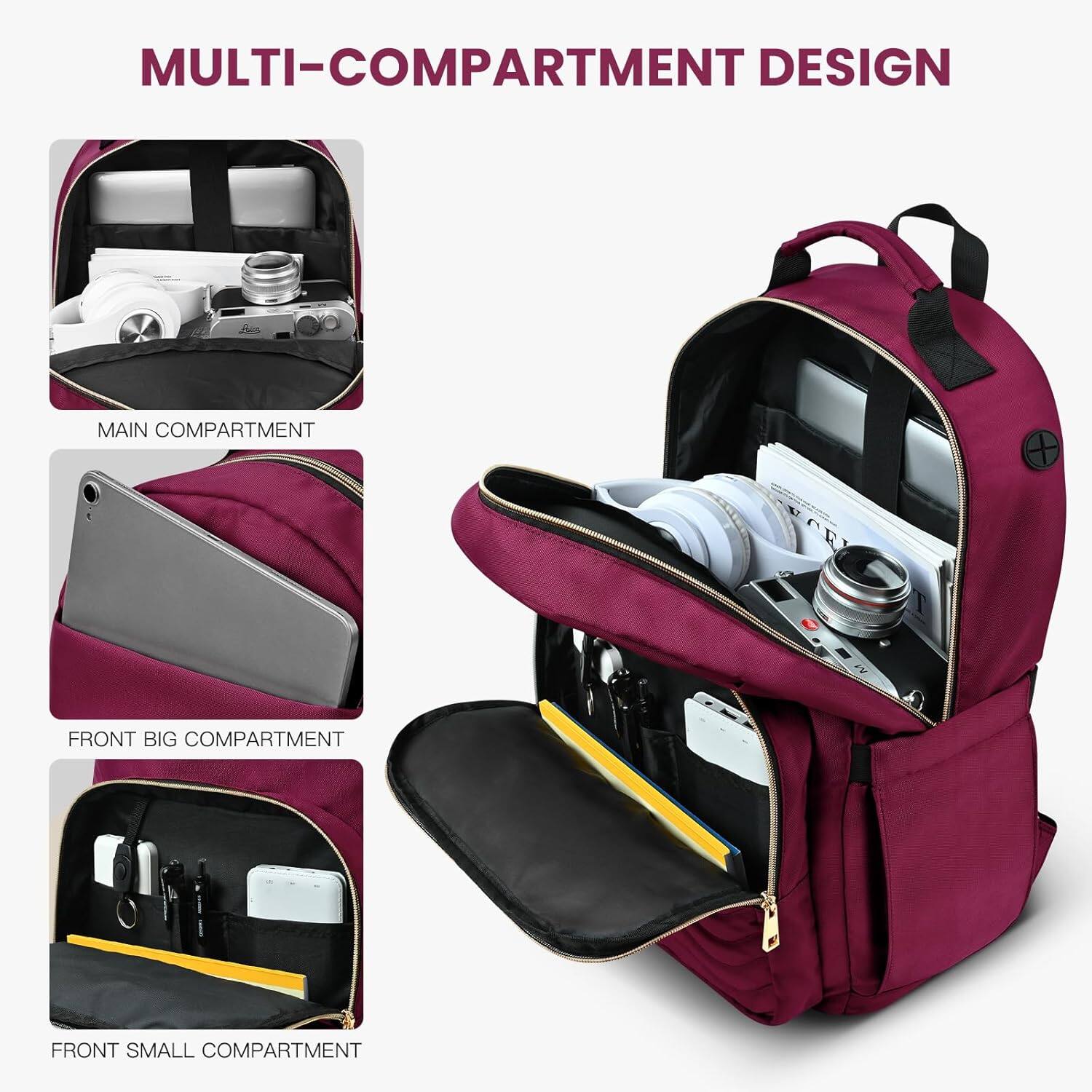 MULTI-COMPARTMENT DESIGN

MAIN COMPARTMENT

FRONT BIG COMPARTMENT

FRONT SMALL COMPARTMENT