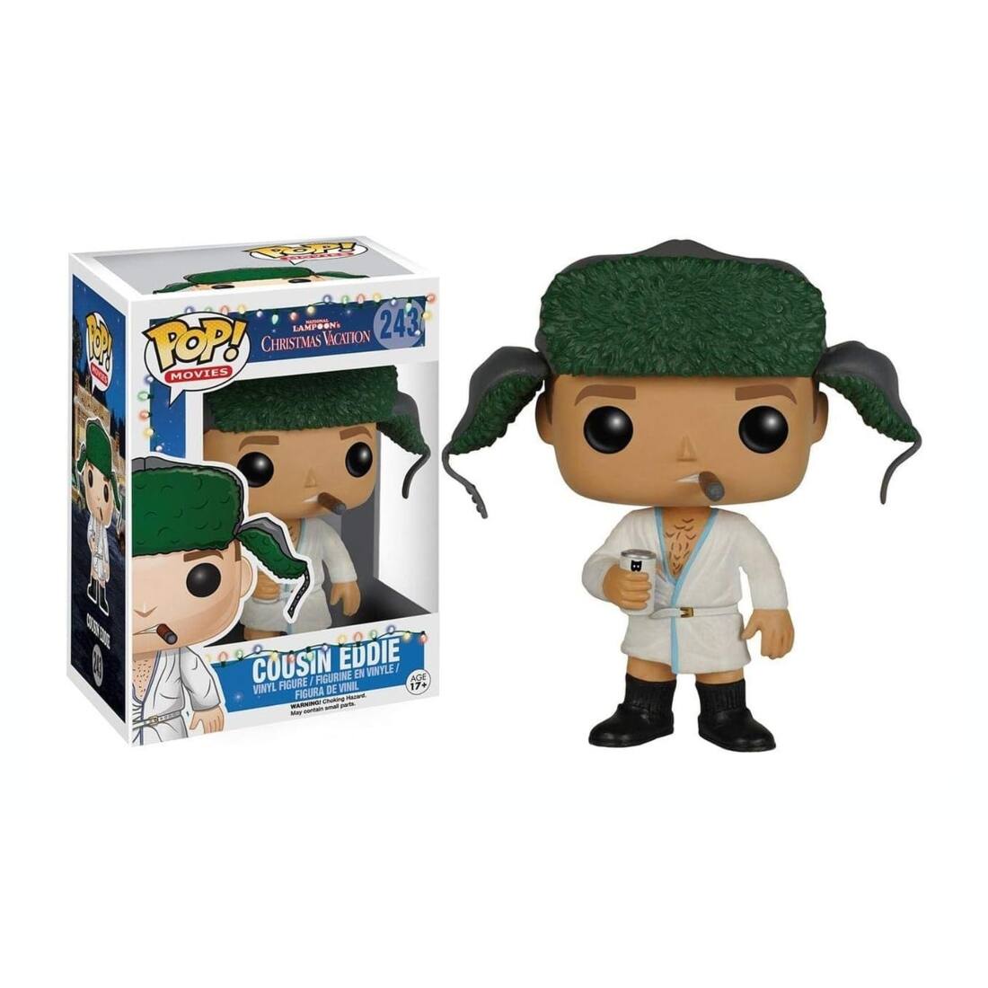 POP! MOVIES CHRISTMAS VACATION 243 COUSIN EDDIE VINYL FIGURE EN WIYL FIGURA DE VINIL 17+