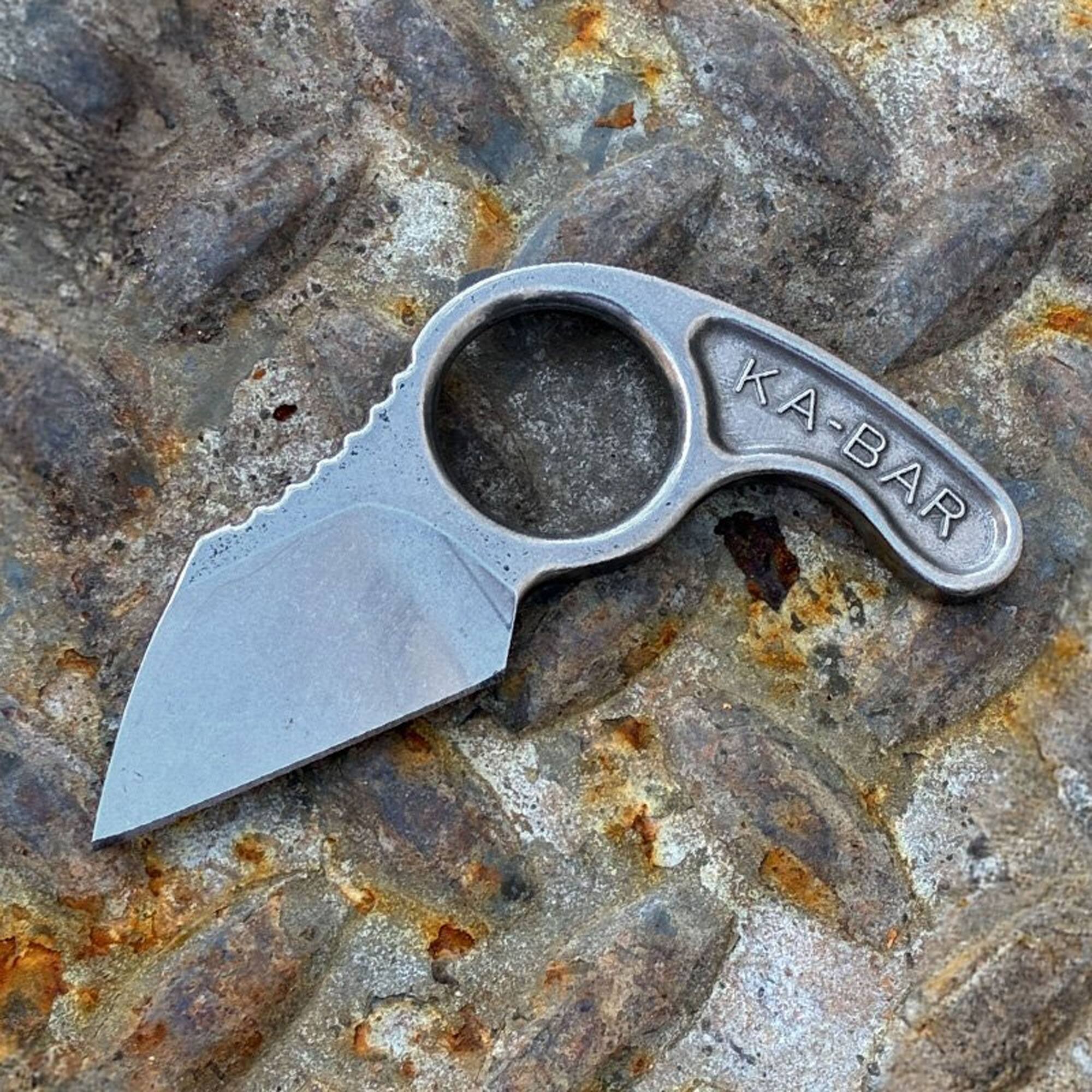 Alt View 4. KA-BAR - KA-BAR George Roscoe, KA-BAR George Roscoe, Forged EDC knife, 425 High Carbon Stainless Steel.