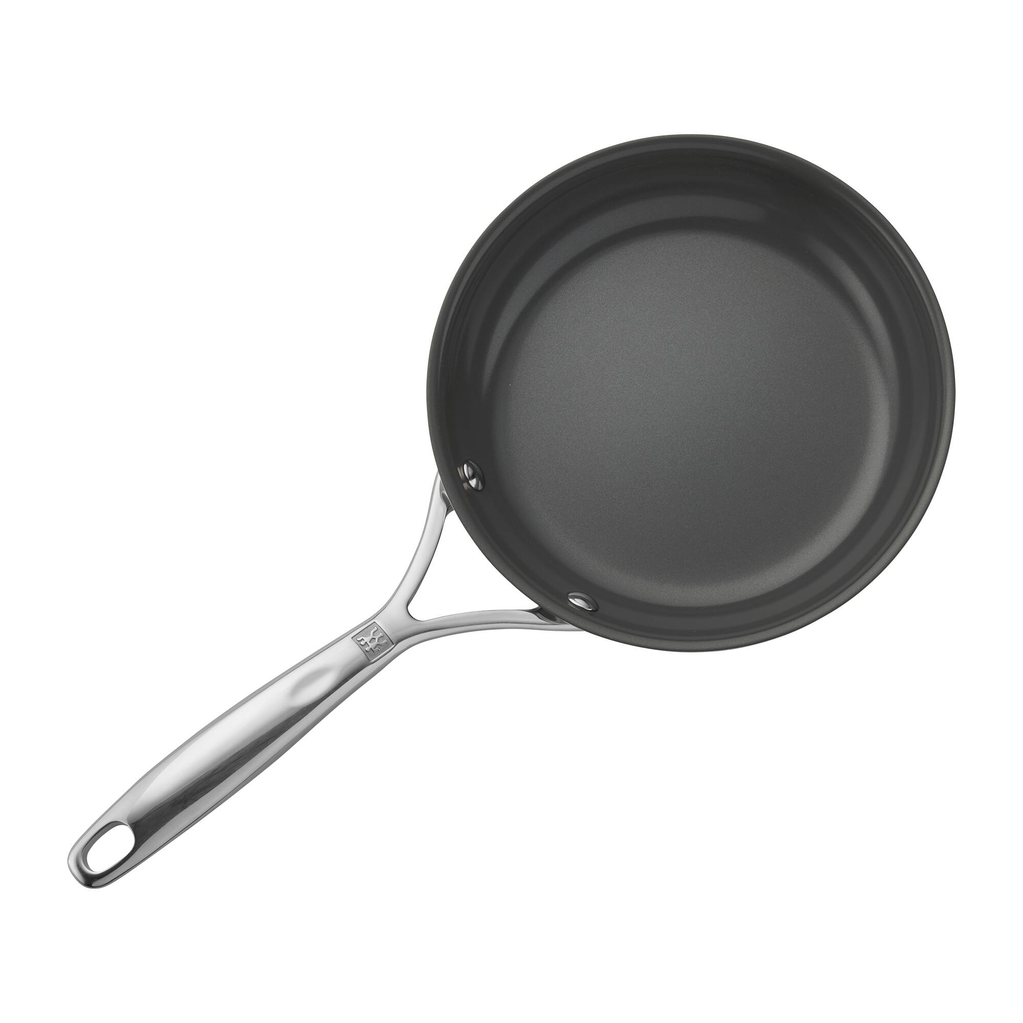 Alt View 5. ZWILLING - ZWILLING Energy Plus 8-inch Stainless Steel Ceramic Nonstick Fry Pan - Stainless Steel.