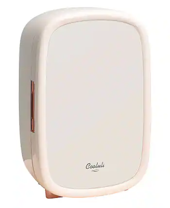 Alt View 11. Cooluli - Beauty 12-liter Skincare Fridge - Pearl White.