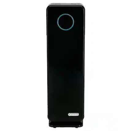 Front. GermGuardian - GermGuardian 22 Inch Black Air Purifier with HEPA Pet Pure Filter and UV C Light - Black.