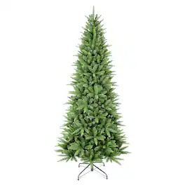 BreeBe - 8FT Slim Christmas Tree 1612 Tips - Green