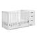 Left. Graco - Remi 4-in-1 Convertible Crib and Changer - White.