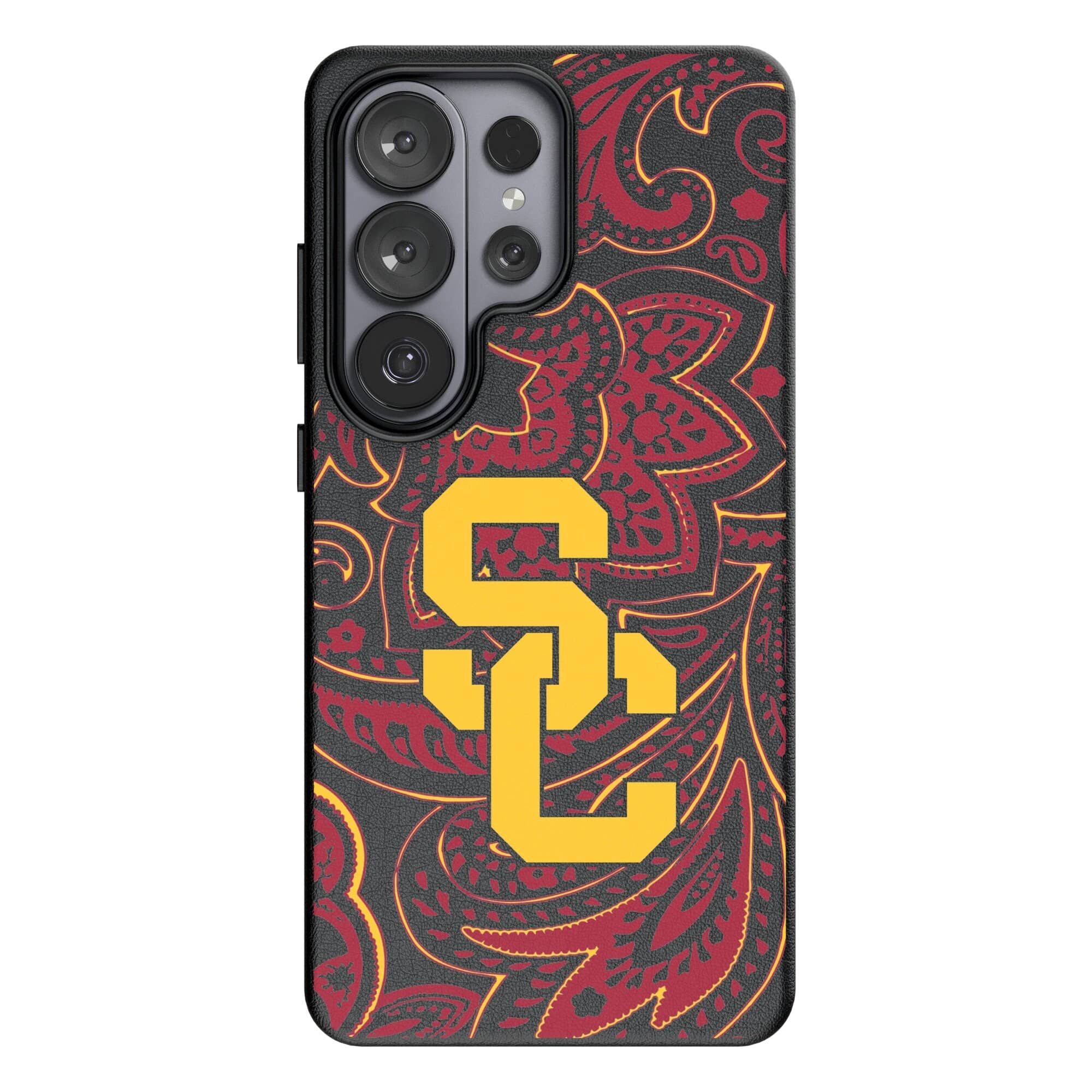 Keyscaper - NCAA - USC Trojans Paisley Galaxy Magnetic Bump Case - S26 - Black price history on PriceWatchPro