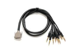 Warm Audio - Premium 8-Channel DB25 to TRSM Audio Breakout Cable, with Industry-Grade Gotham Cabling Design and Durable Screws