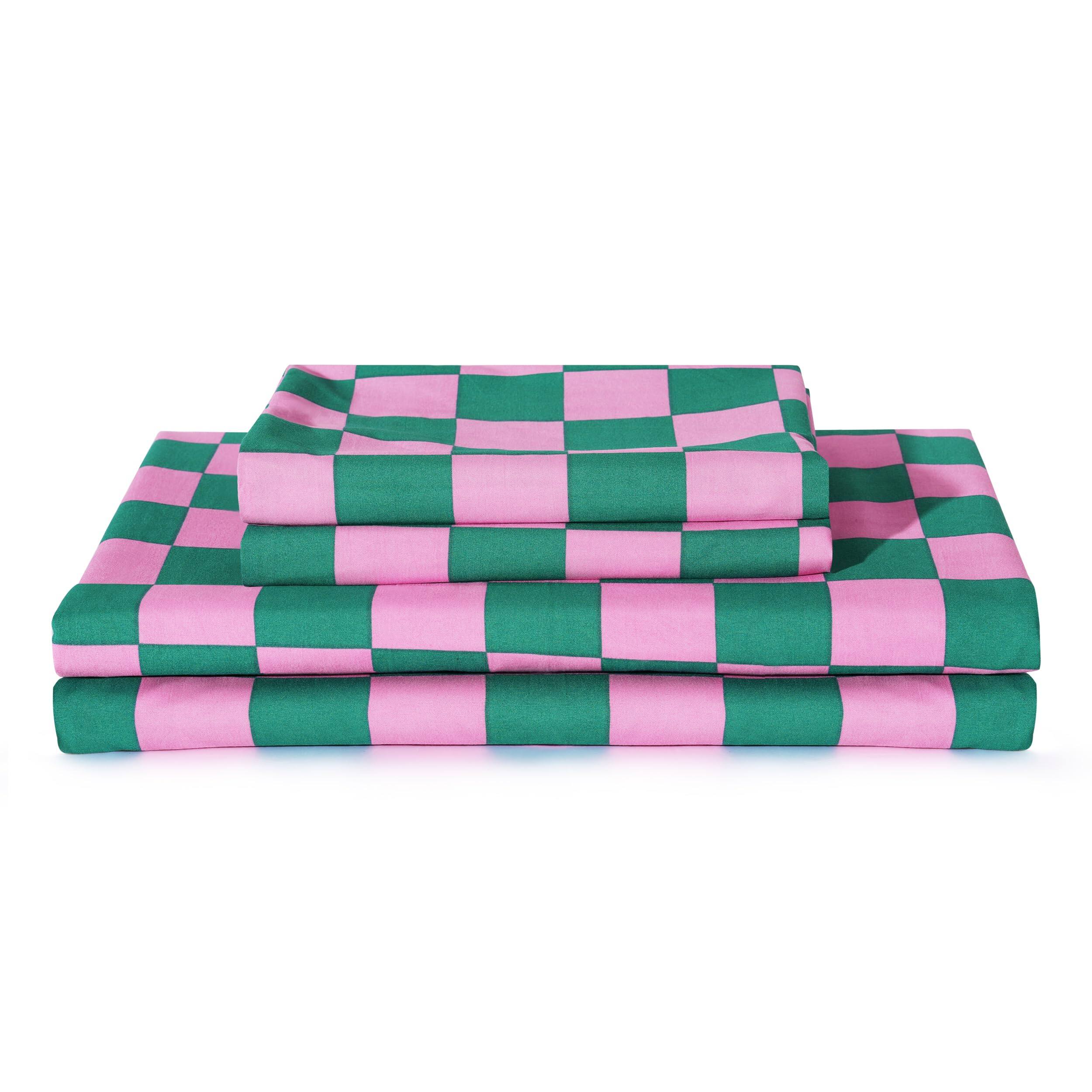 Plaid Pink&green-Full