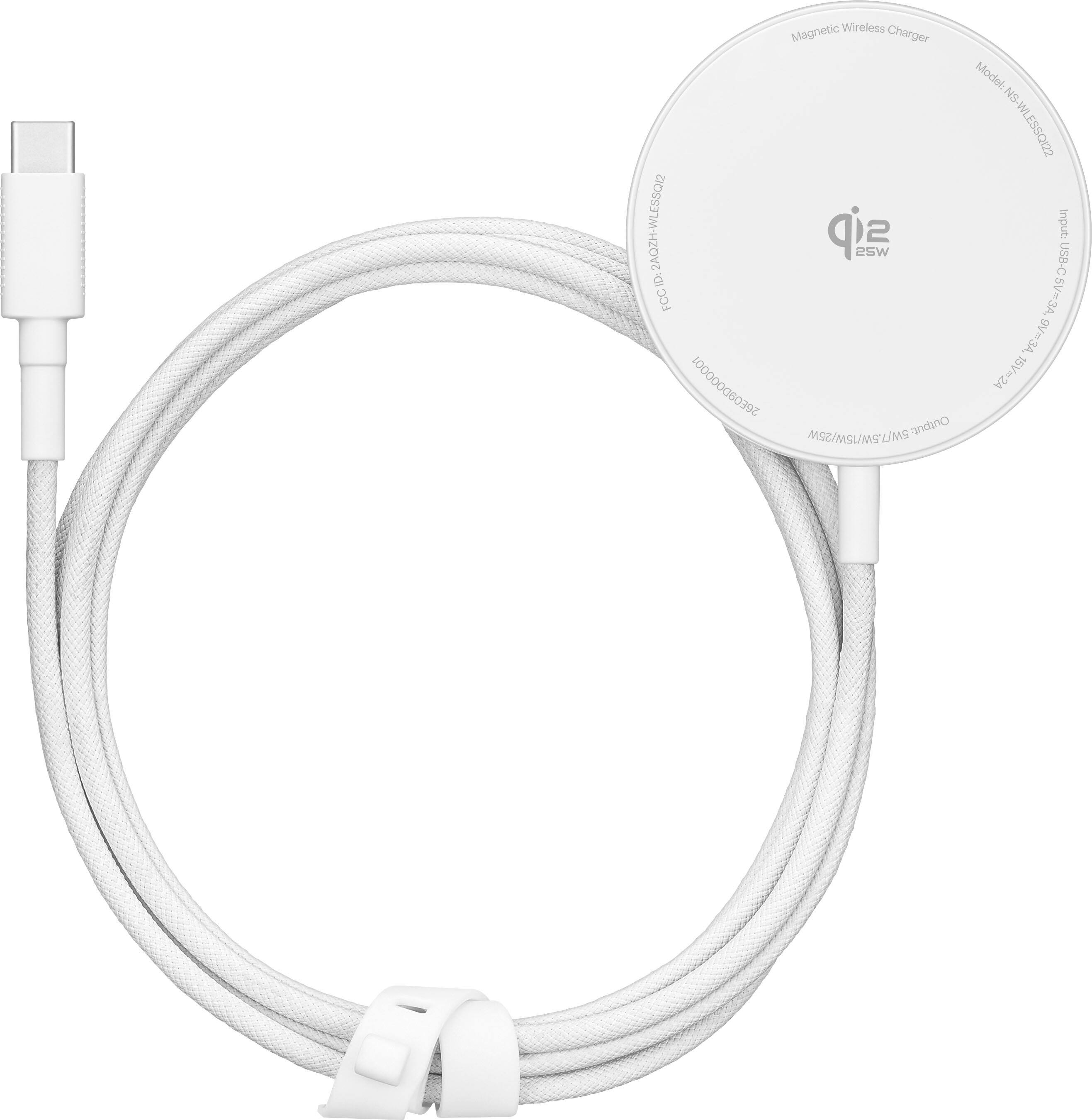 Magnetic Wireless Charger  
Model: NS-WLESSQI22  
ID: FCC sip  
25W  
5V=3A, USB-C Input: 9V~3A  
Secoooooooor  
15V=2A  
5W/7.5W/15W/25W Output