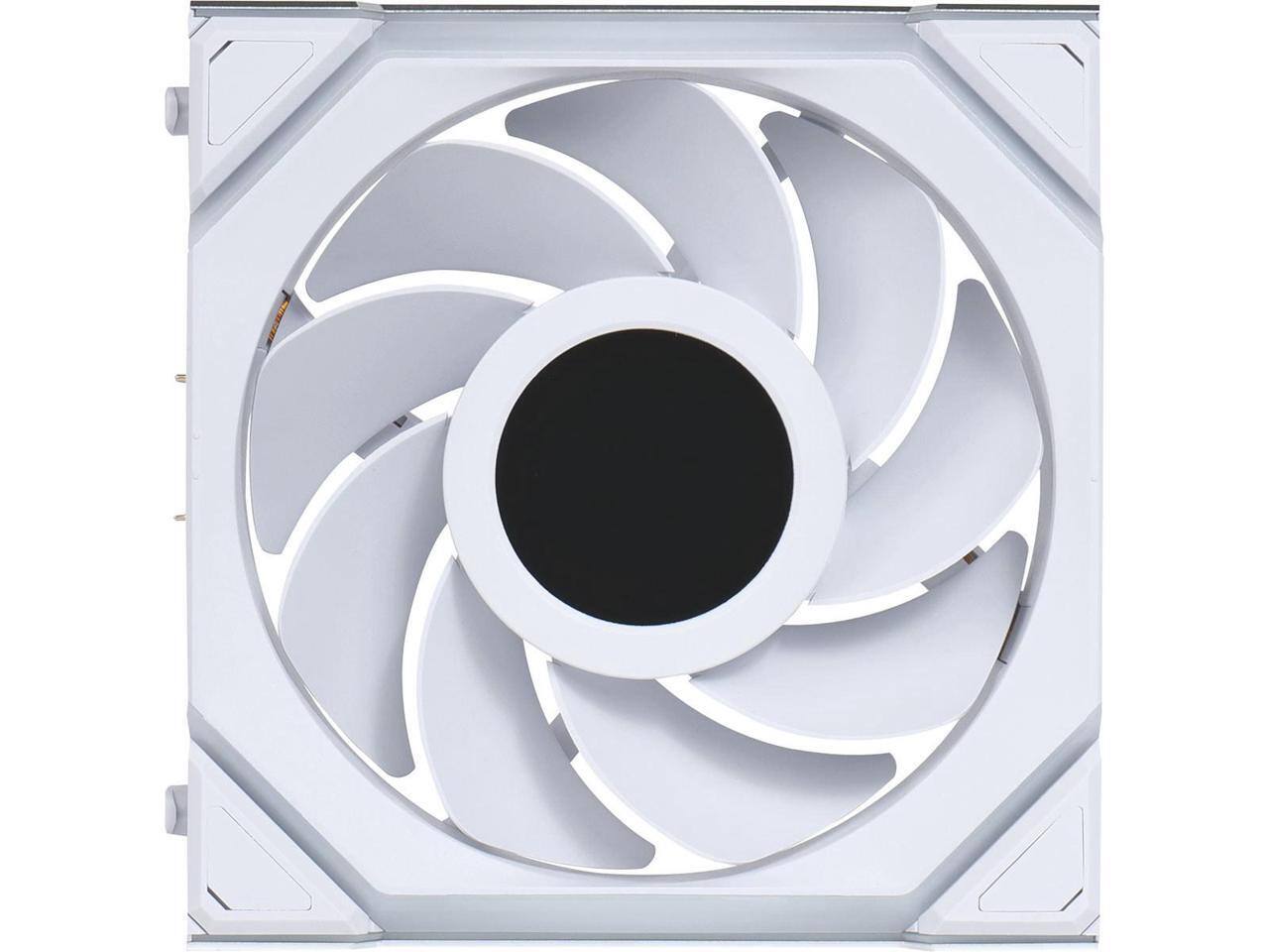 Alt View 8. Lian Li - Lian Li UNI Fan SL LCD Wireless 120mm ARGB - Reverse Blade - 1.6" LCD - 2.4 GHz Control - White(12RSLLCD1W1W) - White.