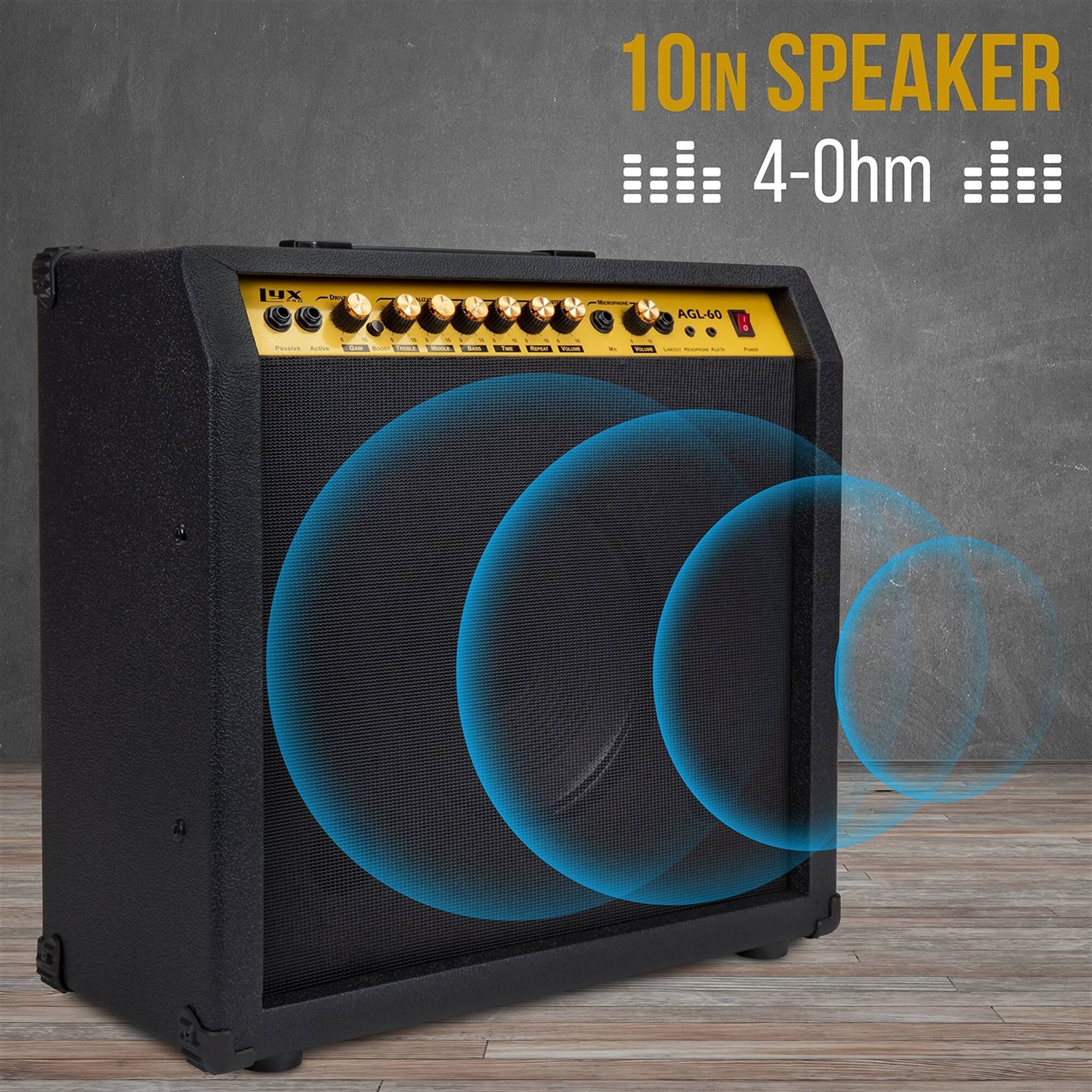 10IN SPEAKER 4-0hm AGL-60