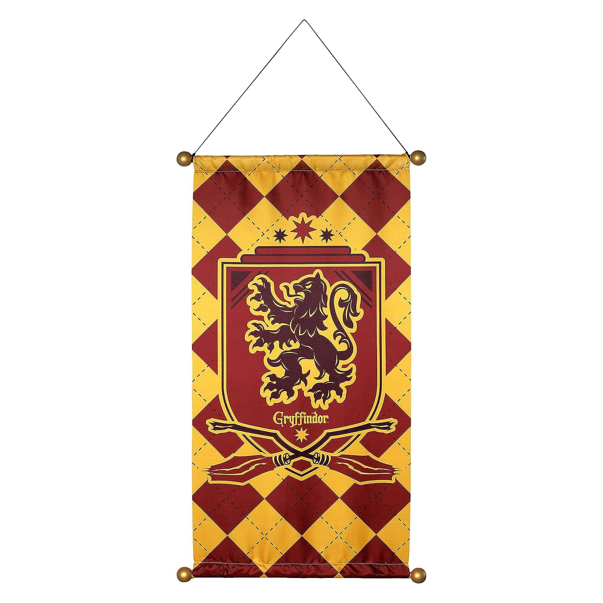 Front. Rubies - HP Gryffindor House Banner 30"x18 - Yellow.
