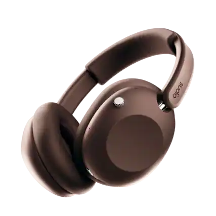 Front. Sudio - Sudio K3 Pro Hybrid Noise Cancelling Headphones - Black Cherry - Red.