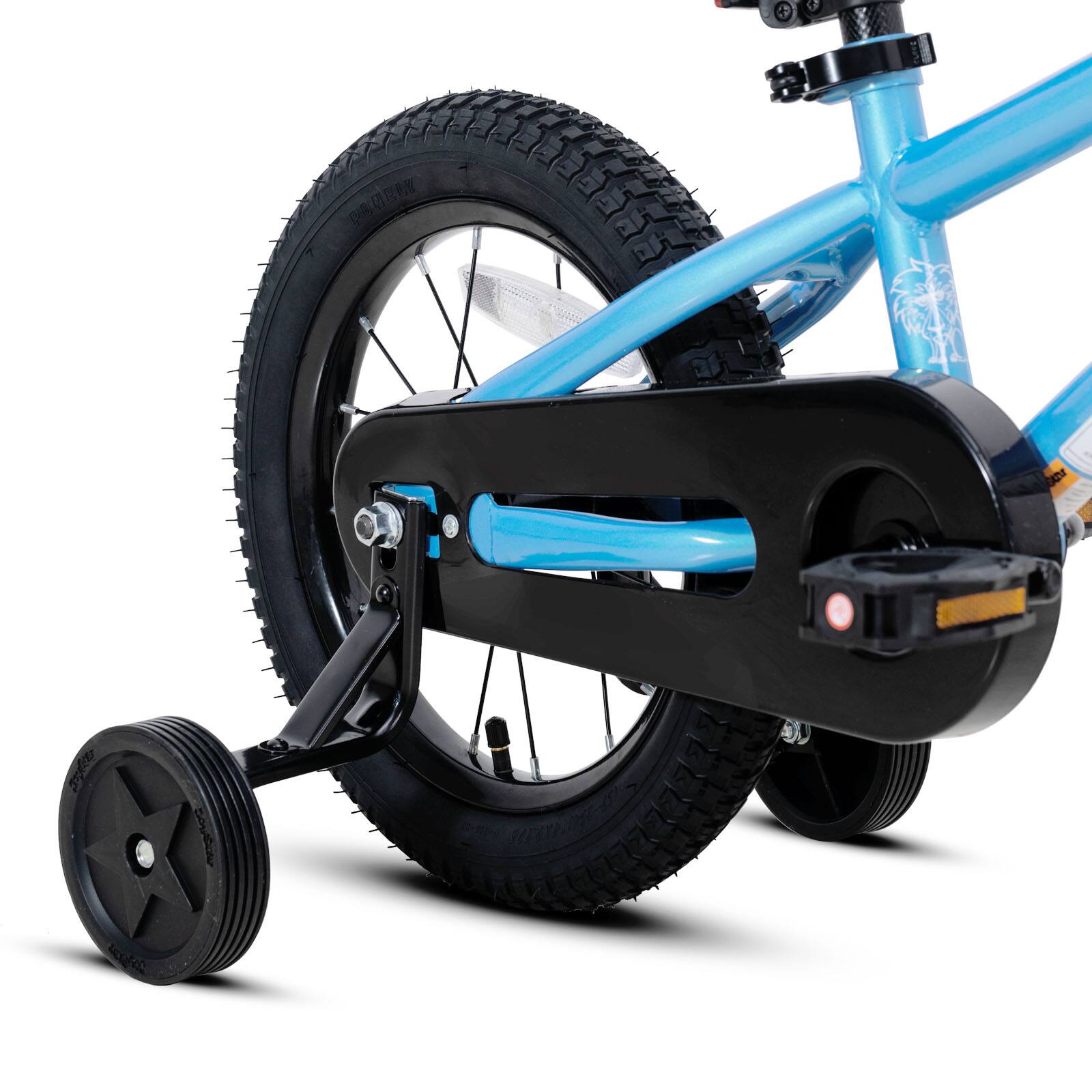 Alt View 6. JOYSTAR - JOYSTAR 12 Inch Kids Bike with Training Wheels, Children's Bike for 2-4 Years Old Boys Girls, Blue - Blue.