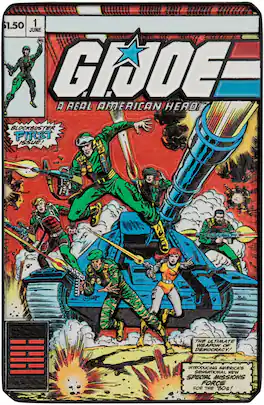 PopMarket - G.I. Joe: A Real American Hero - Limited Edition Ingot - Issue #1 - COLLECTIBLES - Multicolor