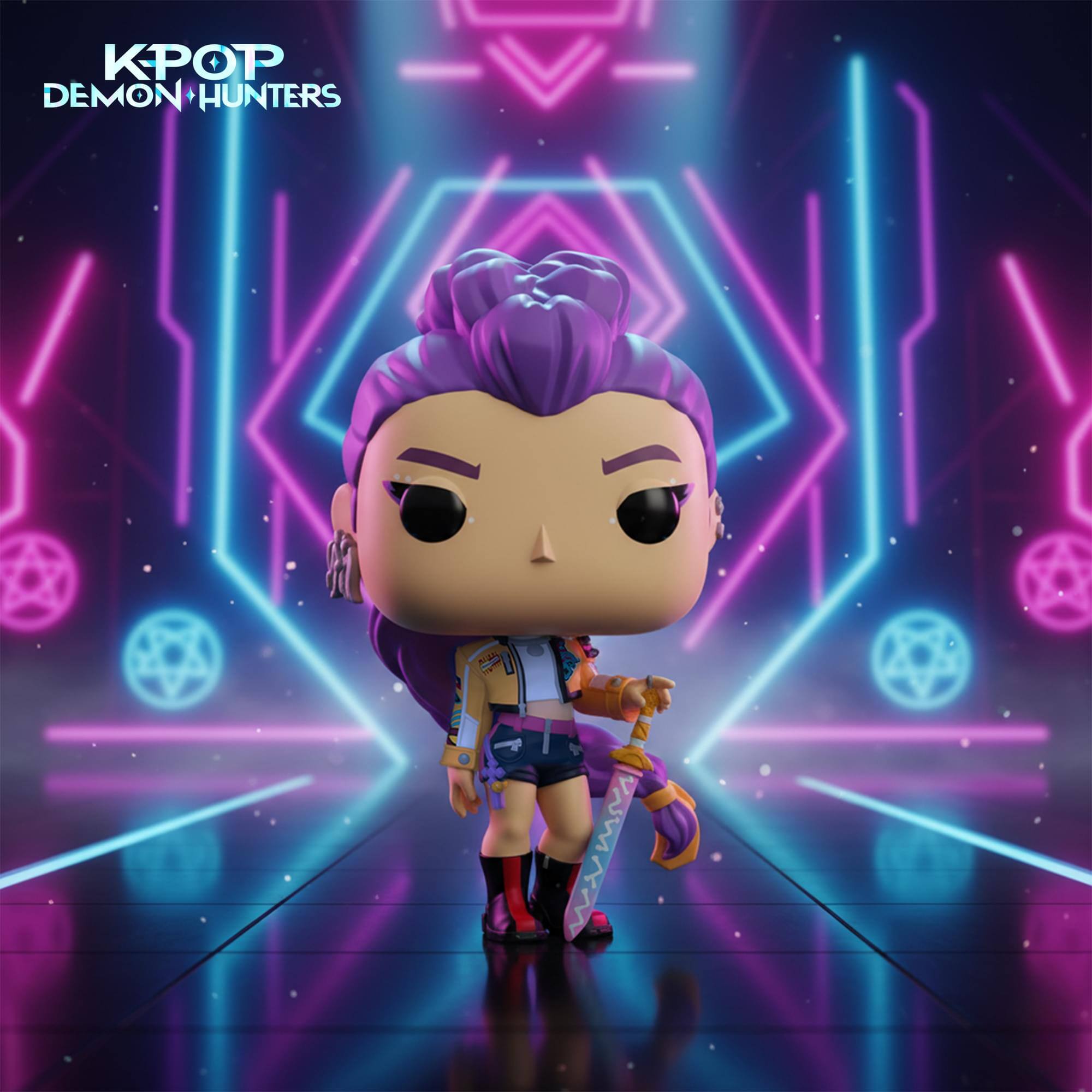 Funko K Pop Demon Hunters: Rumi Purple - Best Buy