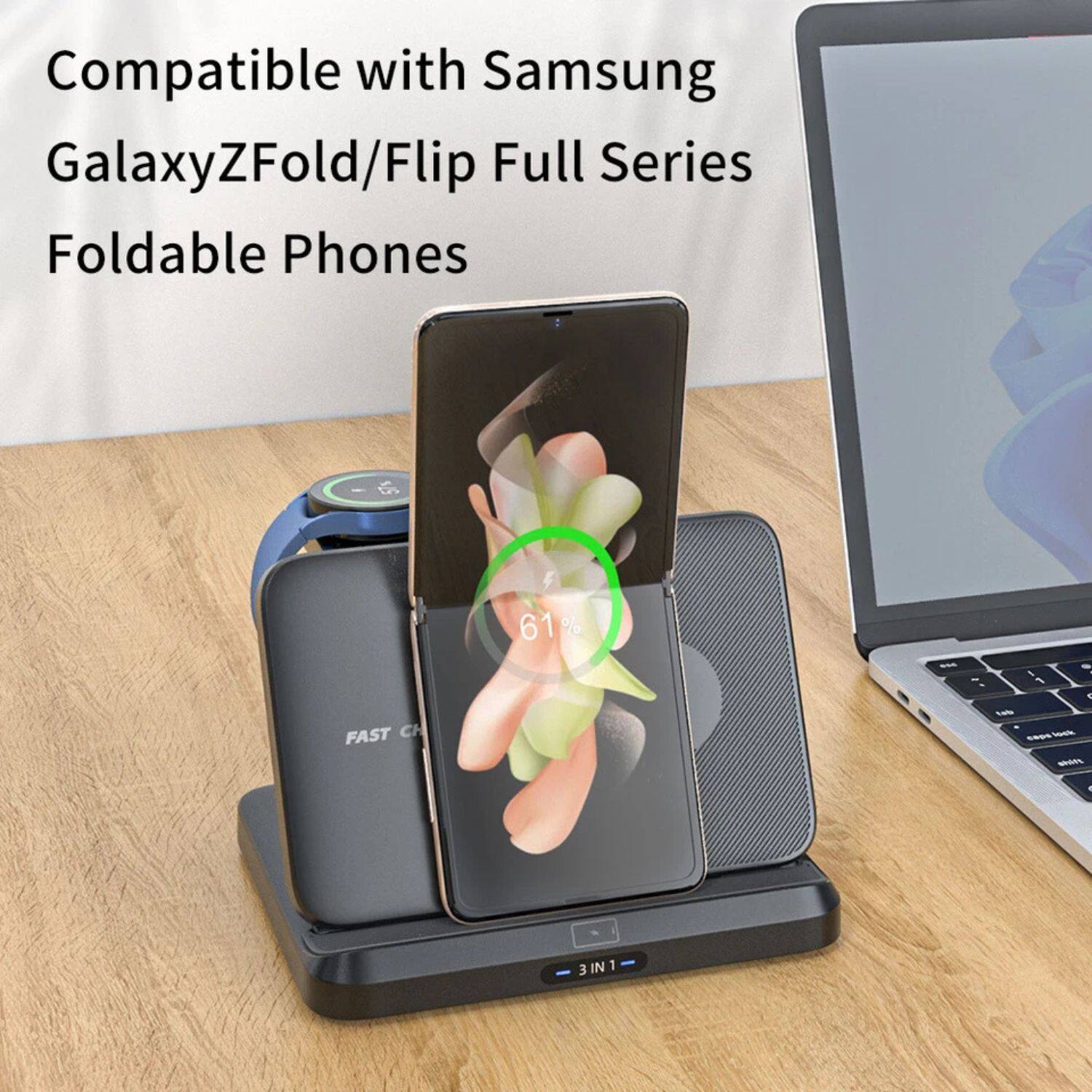 Compatible with Samsung Galaxy ZFold/Flip Full Series Foldable Phones

FAST CH 61%

3IN1