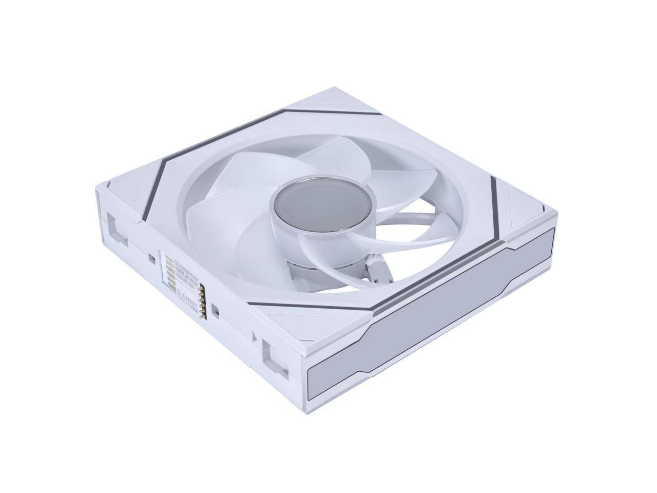 Alt View 2. Lian Li - UNI FAN SL-INF Wireless 120 Reversed Blade - White.