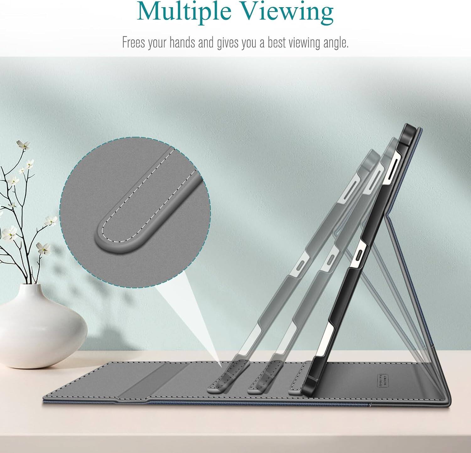 Multiple Viewing  
Frees your hands and gives you a best viewing angle.