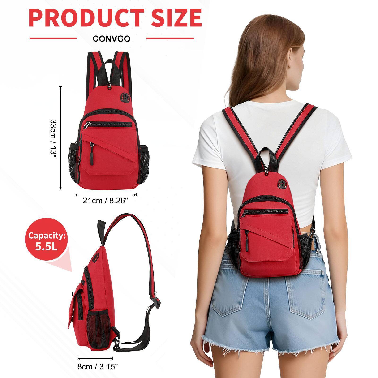 PRODUCT SIZE  
CONVGO  

33cm / 13"  
21cm / 8.26"  
8cm / 3.15"  

Capacity: 5.5L