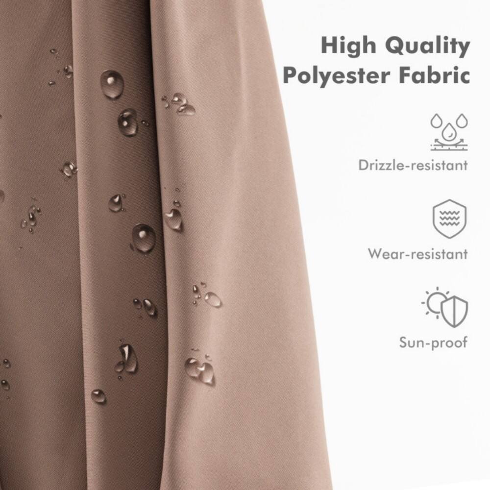 High Quality Polyester Fabric  
Drizzle-resistant  
Wear-resistant  
Sun-proof