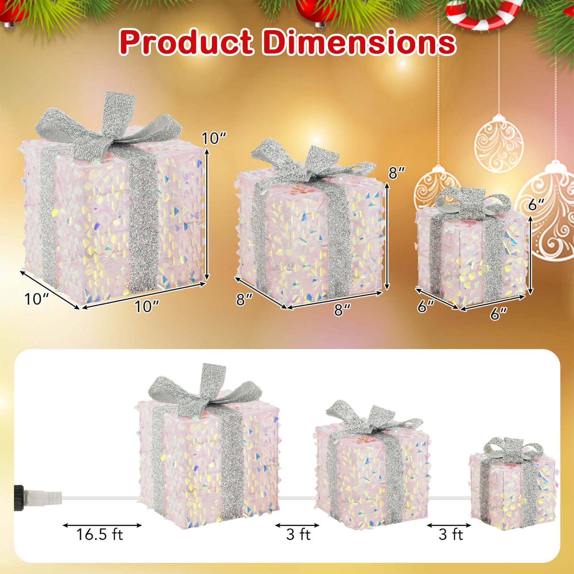 Product Dimensions: 10" x 8" x 10", 8" x 6" x 6", 16.5 ft, 3 ft, 3 ft.