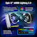 Epic-X™ ARGB Lighting 2.0
2x the light effects, more LEDs, and new lighting zones exclusive to RTX 50 Series models.
Over 40 individual, fully customizable, ARGB LED lights.
Control 3 lighting zones across front, rear, and top of card.
Customization Controls
R 24 G 167 B 224 #18a7e0