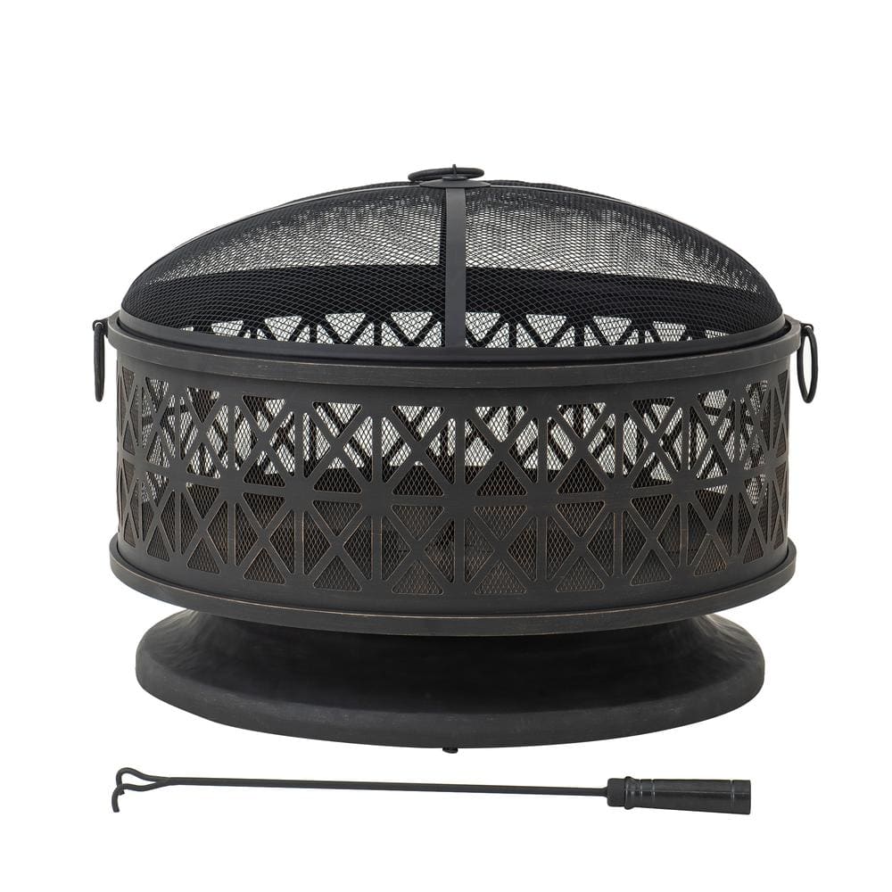 SUNJOY - Outdoor Fire Pit, Patio Wood-Burning Steel Firepit Large Fire Pits for Outside price history on PriceWatchPro