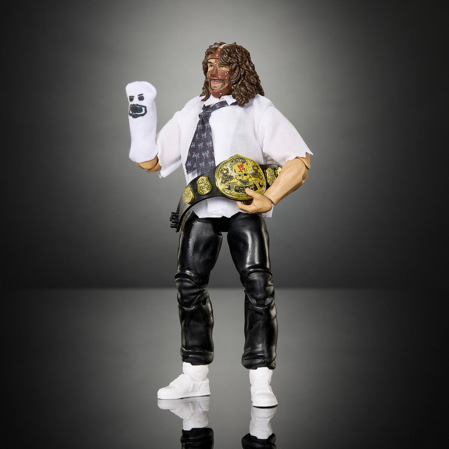 Alt View 3. Mattel - Mattel Collectible - WWE Elite Collection 6" Summerslam Mankind Action Figure with Jesse Ventura - COLLECTIBLES - Multicolor.