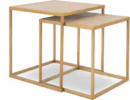 Finch - Friedman Nesting Accent Tables Set of 2 - Gold